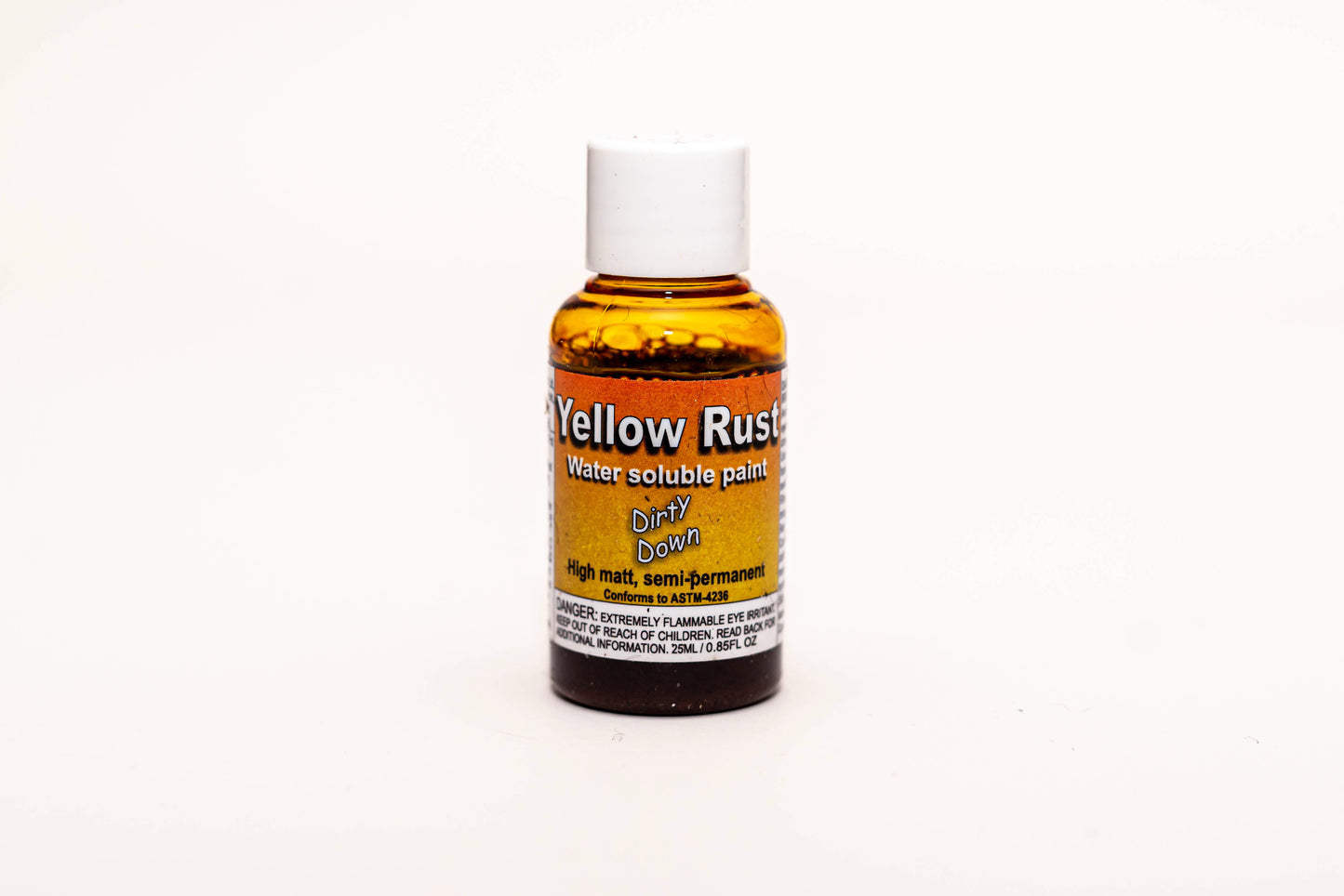 Dirty Down Yellow Rust Liquid Aging Effect